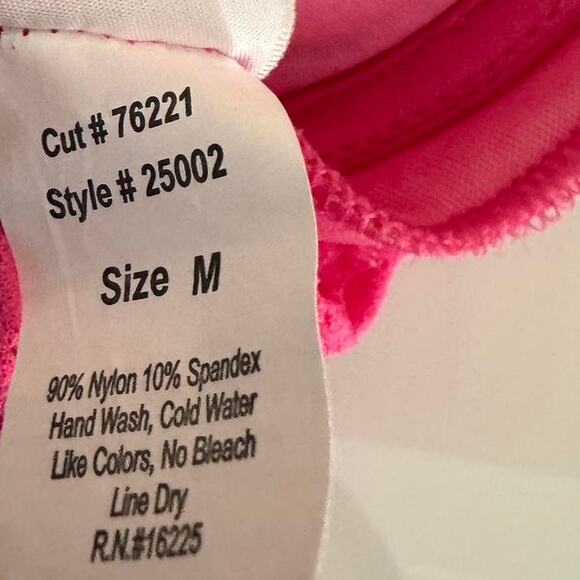 Pink lace bustier lingerie top - Picture 6 of 6